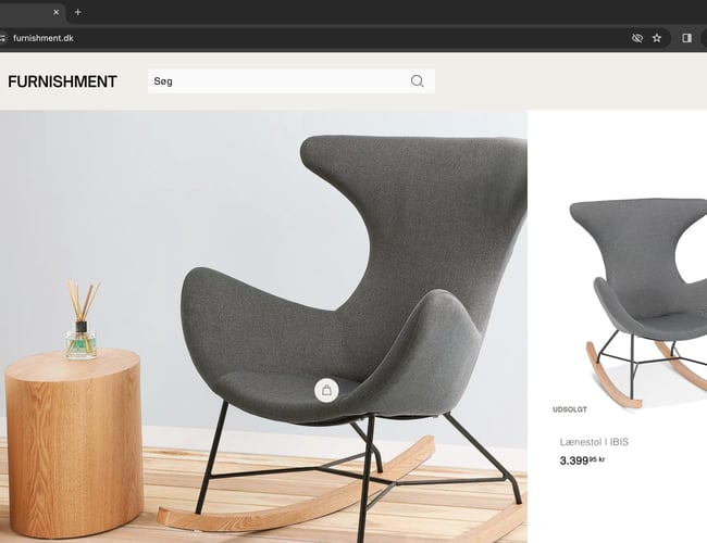 Furnishment | High end dropshipping møbelshop | 100% køreklar