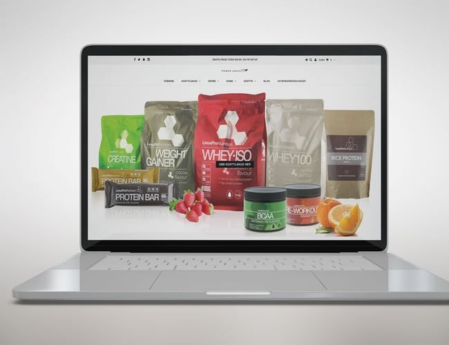 Poweraddict.dk - Spændende fitness webshop med stort potentiale