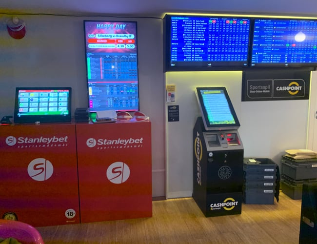 Kiosk med god beliggenhed samt spillehal og betting - Omsætning dagligt 5-7000 kr.