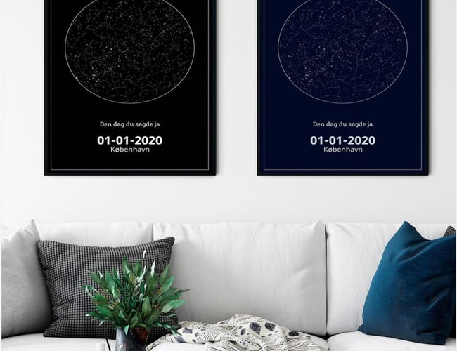 Køreklar NATTESKY webshop - SALG AF CUSTOM PLAKATER