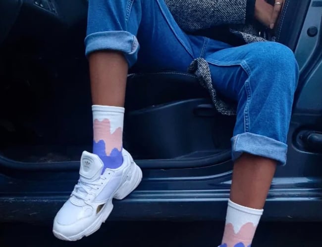 Webshop med skønne farverige strømper