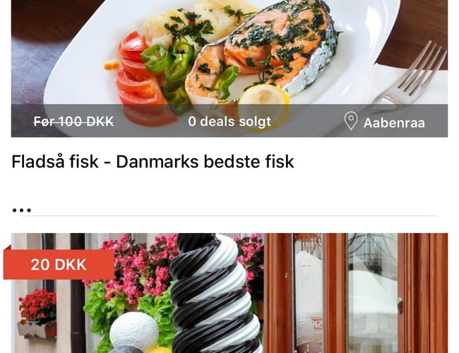 Køreklart dealsite inkl. app inden for café- og restaurationsbranchen sælges