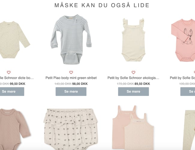 Populær webshop med børnetøj til de mindste - omsat for ca. 600.000 kr.