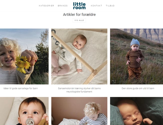 Babybrand med webshop og varemærke