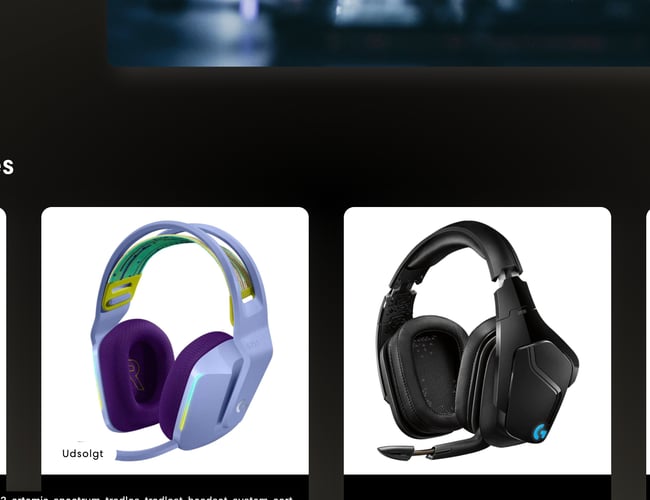 Dropshipping webshop med salg af gaming udstyr - Dansk Leverandør med hurtig fragt.