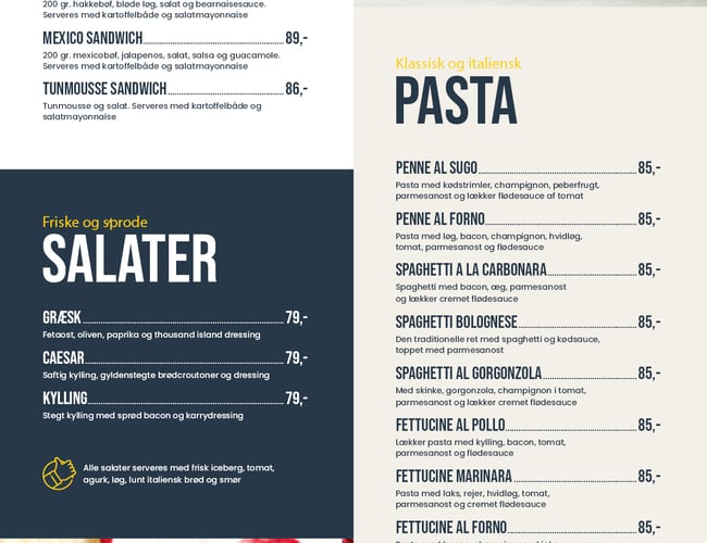 Køreklar webshop og visuel identitet til restaurant/pizzaria