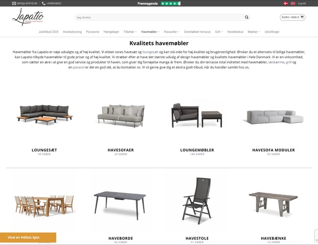 Spændende webshop med vækst potentiale (vækst 300% 2020)