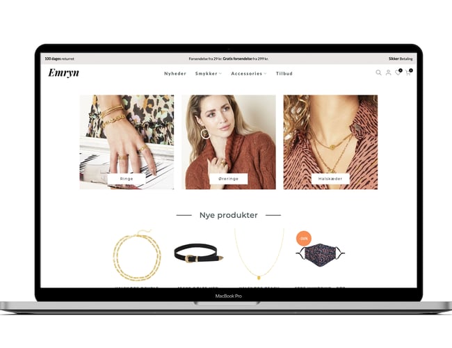 Emryn - Smykke og accessories webshop til kvinder