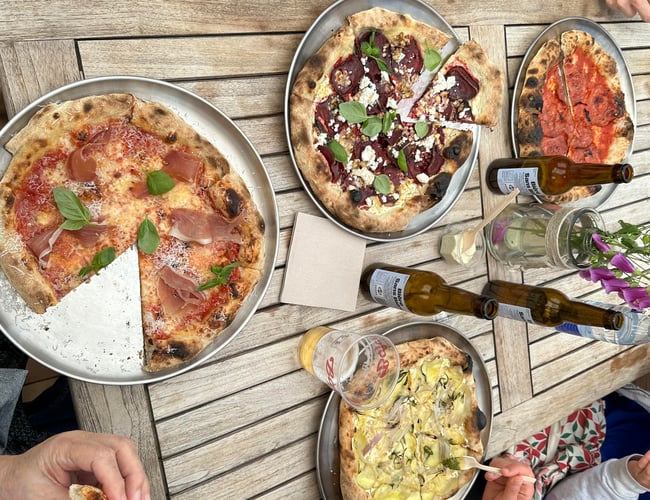 Attraktivt pizzeria i sommerhus område