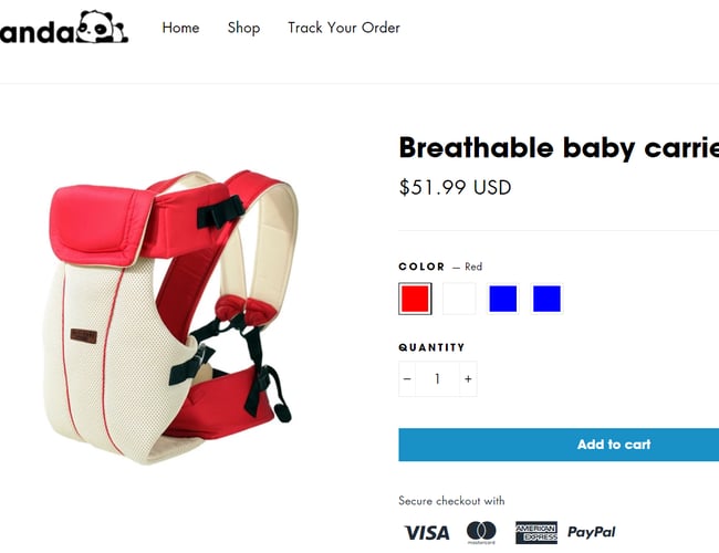 SnoringPanda.com - Wenshop med premium baby tilbehør