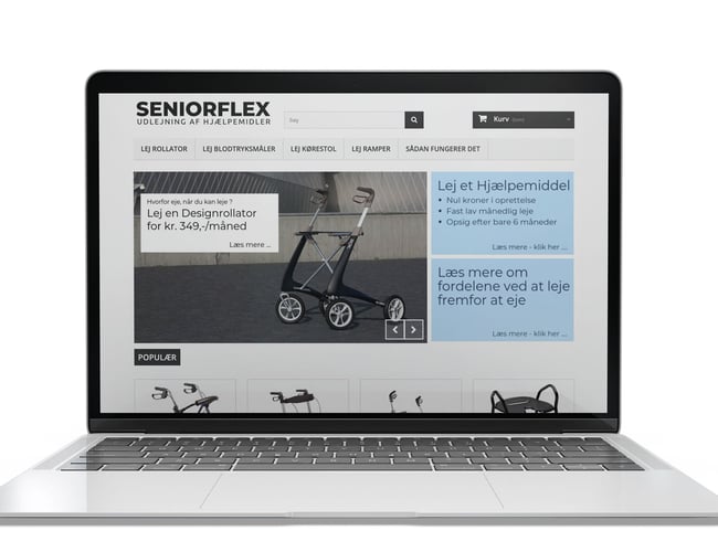 SeniorFlex.dk - Udlejning af Hjælpemidler til Seniorer