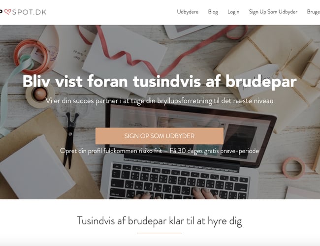 Markedsplads for Bryllups Leverandører og Brudepar