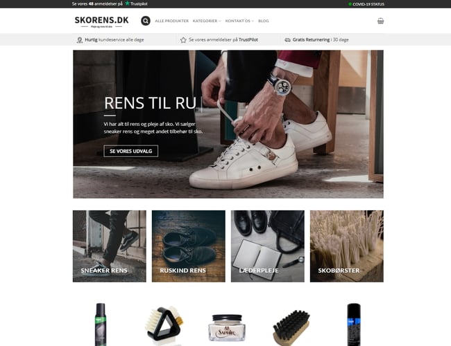 Profitabel webshop med professionel hjemmeside og høje google-placeringer