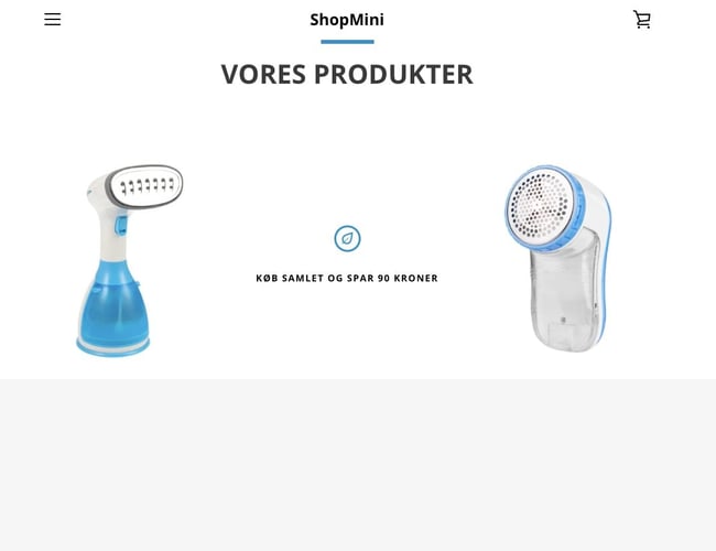 Dropshipping af unikke produkter // Velkørende med omsætning // Godt besøgstal