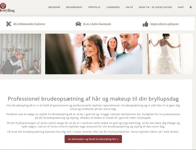 Tilbyd eksklusive brudestylings til dine kunder!