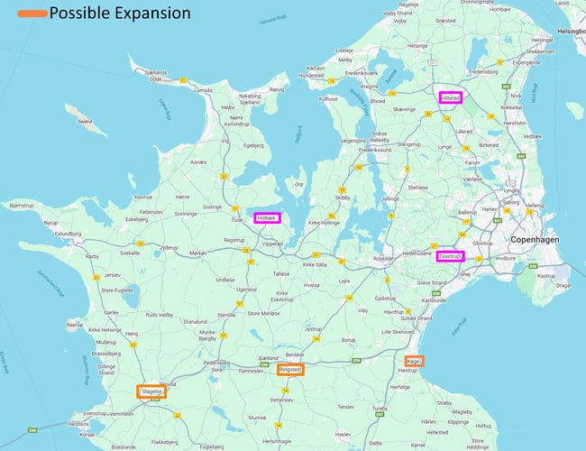 Etableret distributionsvirksomhed med 140 ruter til salg