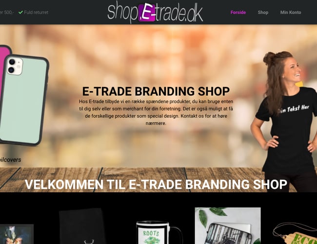 Webbureau inkl webshop - Omsætning i 2020 var kr. 142.000,- 
