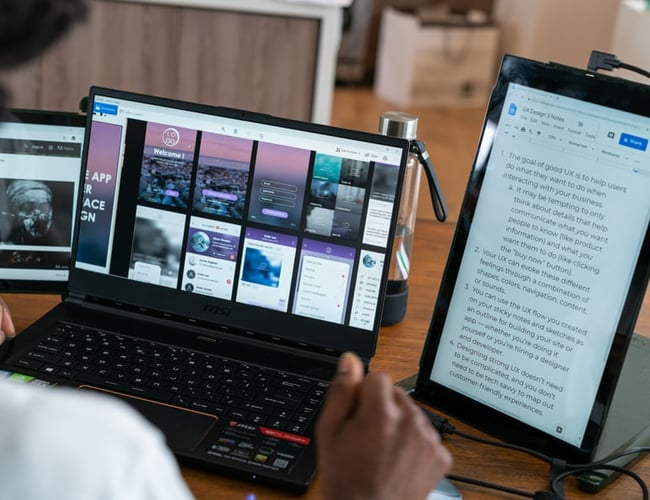 Etableret webshop med unikt produkt - En portabel monitor til alle computere