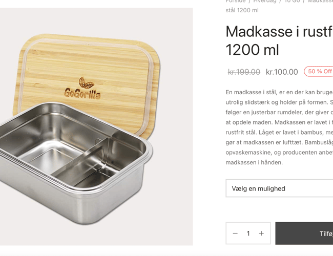 Webshop indenfor bæredygtig livsstil