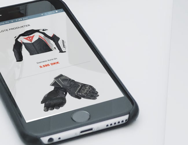 Mcgear.dk med motorcykelbeklædning - Omsætning siden 2014: ca. 700.000 kr. - Dropshipping
