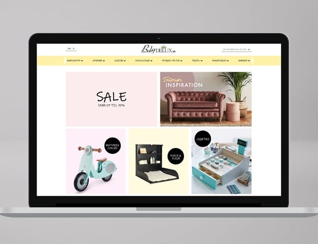 Babydelux.dk - Velkørende webshop til salg - Omsætning for 400.000 kr. i 2018.