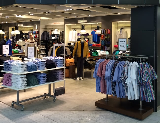  Anpart på 45% af veletableret tøj butik, i et af DK bedste center - Fisketorvet. (sælges til indre værdi)