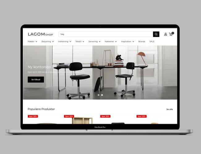 Interiør webshop med god potentiale! - Februar 2021 omsætning = 56,383.55 kr