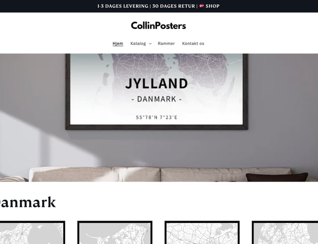 Køreklar webshop til salg