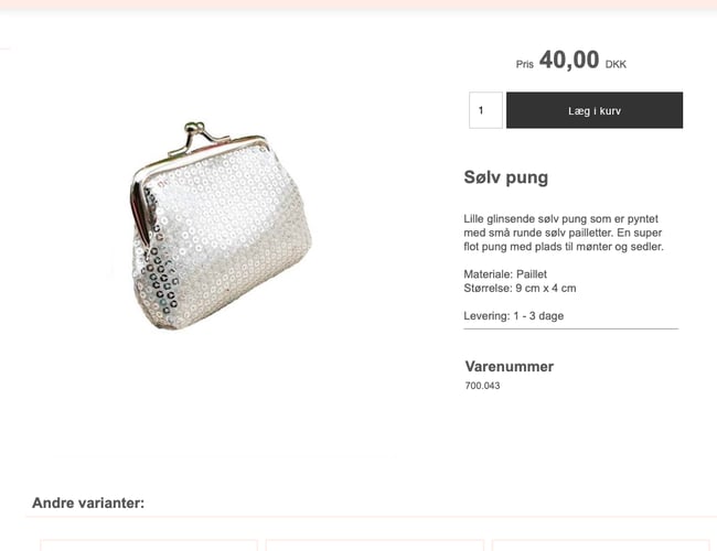smikka.dk - Velkørende webshop med salg af accessories -  Overskud 80.000 kr. i 2018