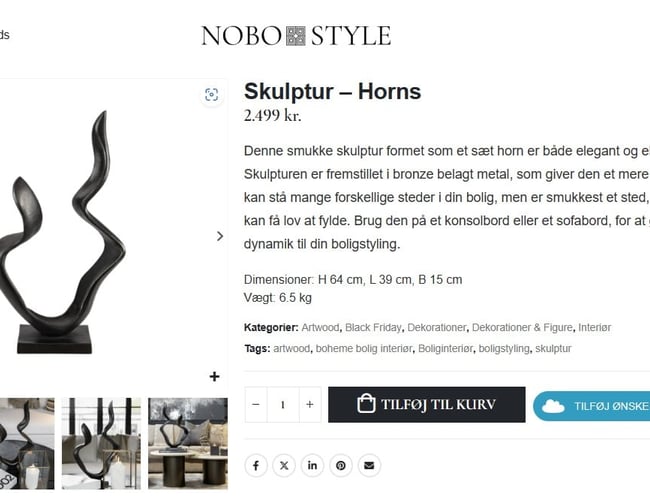 Hurtig selvkørende webshop med omsætning fra dag 1