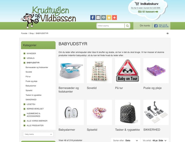 Webshop Krudtuglen og Vildbassen sælges - Giv et bud