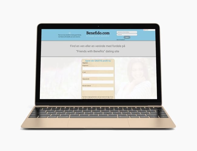 Benefido.com - Dating site sælges unikt koncept "friends with benefits"