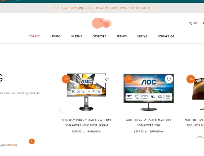 Moderne dropshipping I My Perform I 100% køreklar med dansk leverandør