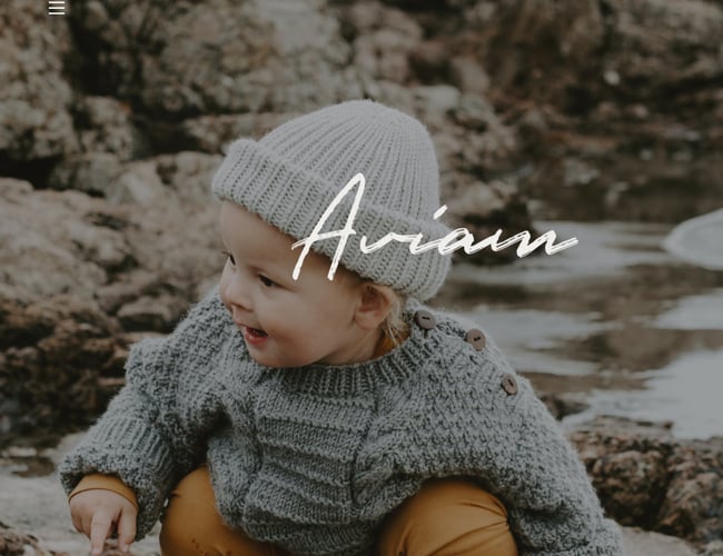 Veletableret webshop - Et børneunivers der skiller sig ud med fokus på strik, kvalitet og bæredygtighed.