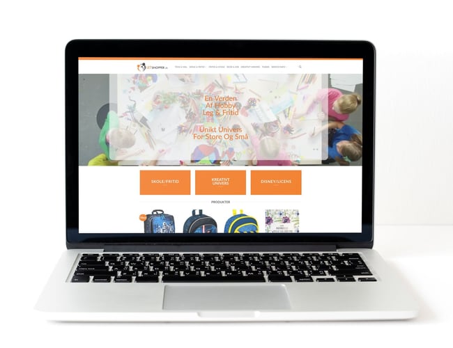 Universel webshop inkl. indkøbsaftale sælges | letshopper.dk