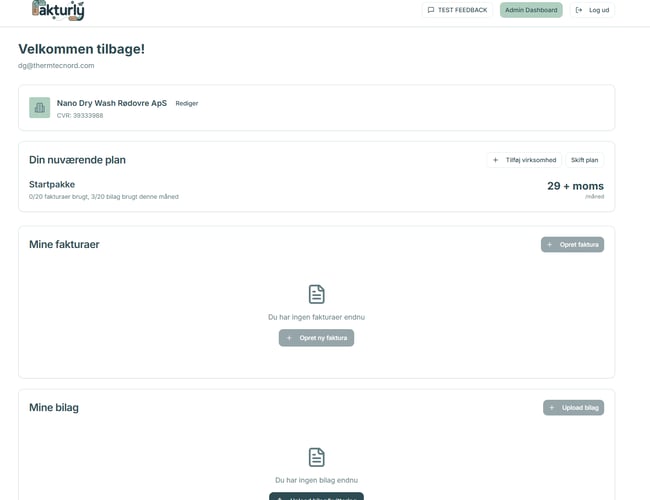 Fakturly.dk - Fakturering på den nemme måde SÆLGES