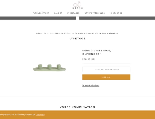 Køreklar Nordisk keramik webshop KERAM.DK - med dansk dropshipping leverandør!