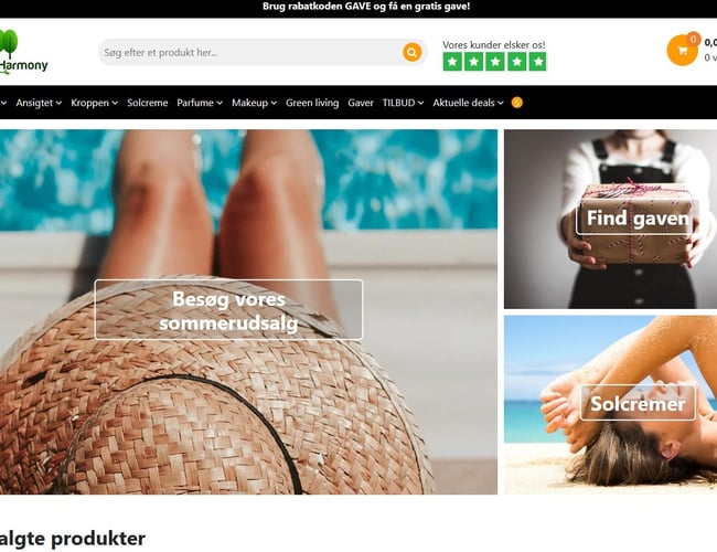 Veletableret webshop med stor og loyal kundegruppe - Omsætning 2022: 200.000 kr.