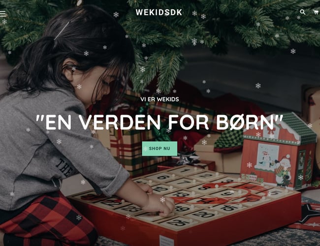 Dropshipping butik med salg af børne produkter