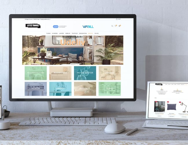 Littlethings.dk - Webshop med salg af interiør 5 års anciennitet - omsætning på 304.321  kr i 2018.