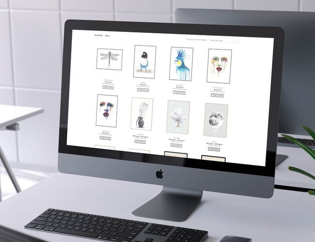 CreativeDot - Design webshop/salgsportal med eget brand - Omsætning ca. 130.000 kr. i 2018 (på standby)