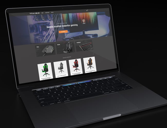 Køreklar webshop med gaming udstyr - Automatisk bogføring & dropshipping