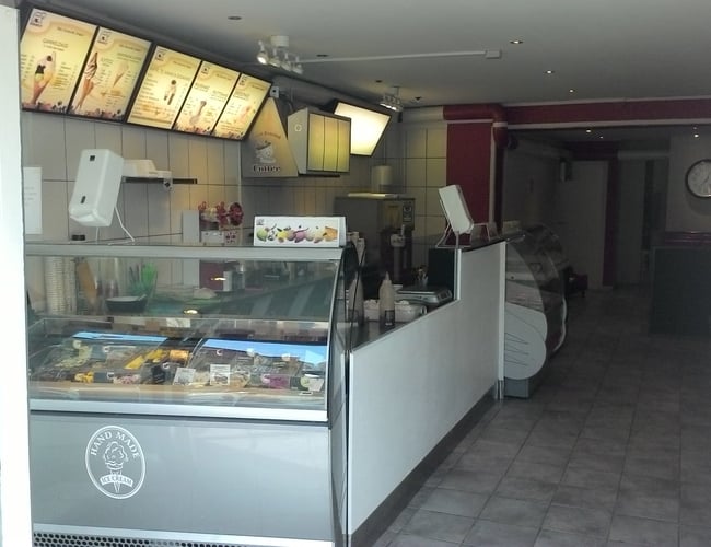 Iscafe, Sønderborg - byens bedste beliggenhed