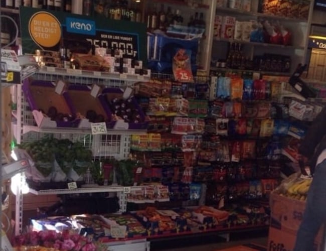 Elite købmand med tips og lotto