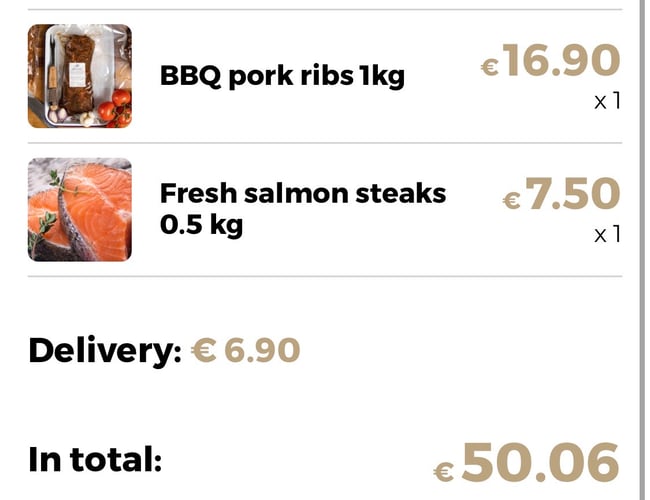 Market goods delivery service