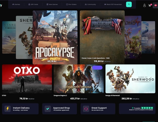 Unik Chance: Etableret Digital Spilplatform med Over 140 Publisher-aftaler til Salg