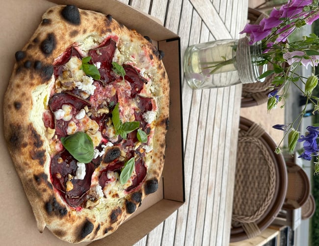 Attraktivt pizzeria i sommerhus område