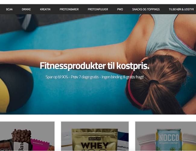 NEDSAT 40.000 - Nytænkende abonnement baseret fitness koncept (Omsætning i alt 106.000.) 