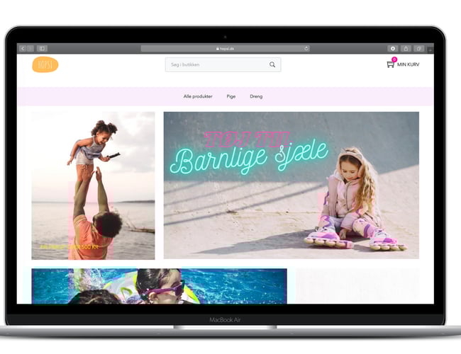 HOPSI - Køreklar webshop med lækkert tøj til de kære små 🐣