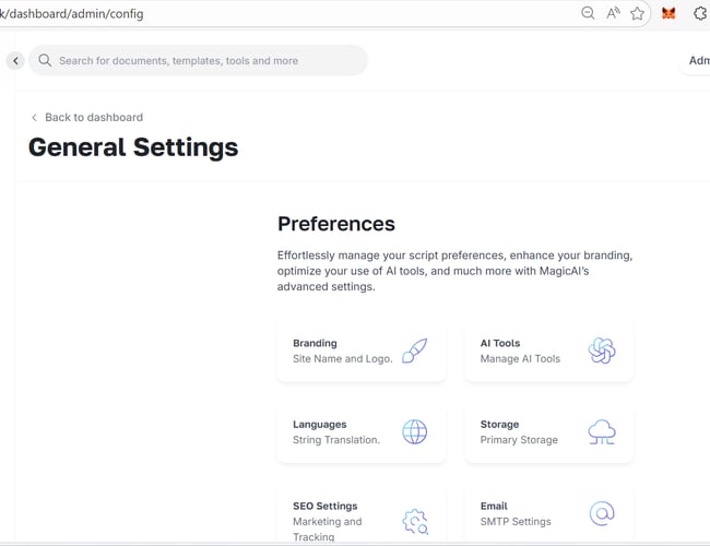 SaaS-platform til AI-drevet content